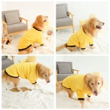 Золотая ретривера собачья одежда Новый год осень и зимние латино -зимние праздничные фестивали на самуи с средними собаками Новый год