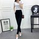 Summer Thin Harem Pants Women's Pants Casual Pants Women's Nine-Point Pants Women's Pencil Pants Fat MM Large Size Versatile Pocket High Waist