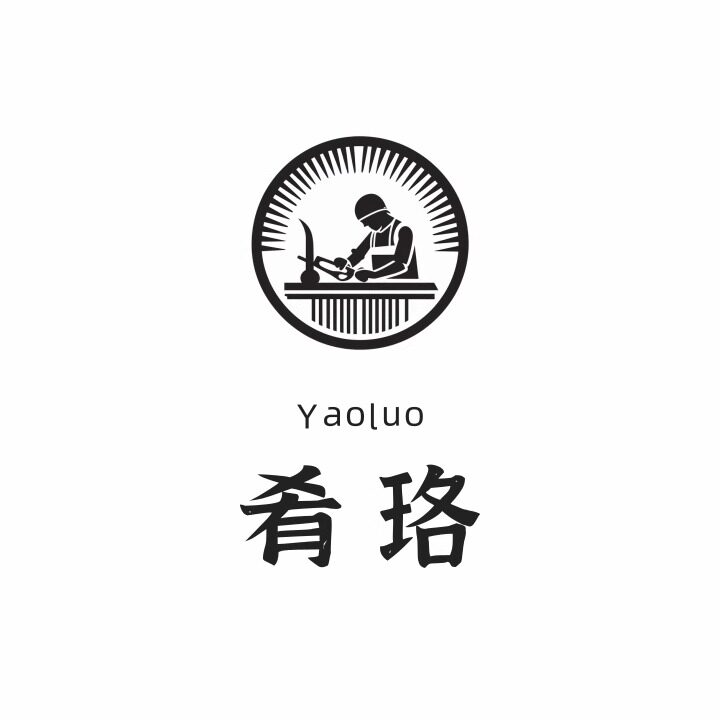肴珞定制石材的LOGO