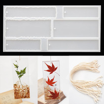 Wave Rectangle Bookmark Silicone Mold for UV Epoxy Resin Cas