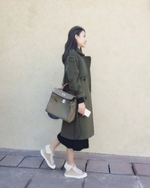 Rabbit VIP shop womens new temperament casual wool coat