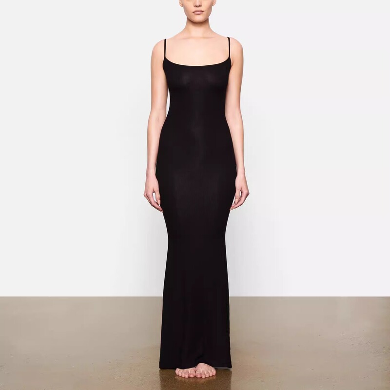 [Official Authentic Product] Skims Kardashian Yimeng Ling Same Style Sexy Bodycon Dress Strap Dress for Women Summer