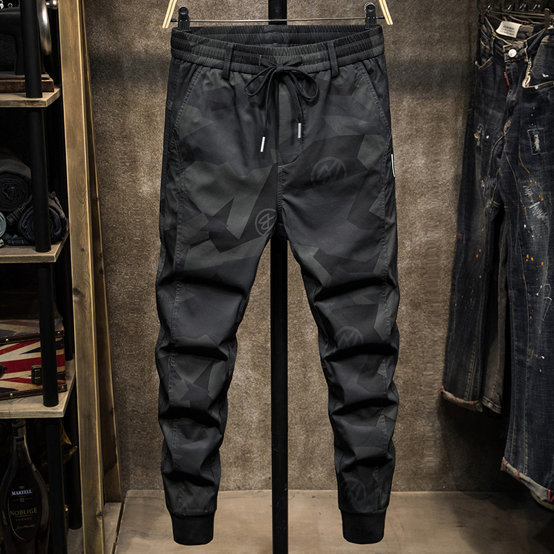 Versatile Casual Pants for Men, Loose Fit, Jogger Style, Trendy Camouflage Sports Pants, Men's Paratrooper Pants, Men's Cargo Pants, Spring/Summer Style