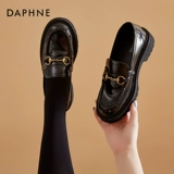 Обувь в английском стиле для кожаной обуви, студенческая юбка в складку, осенние туфли, флисовые лоферы на платформе, в британском стиле