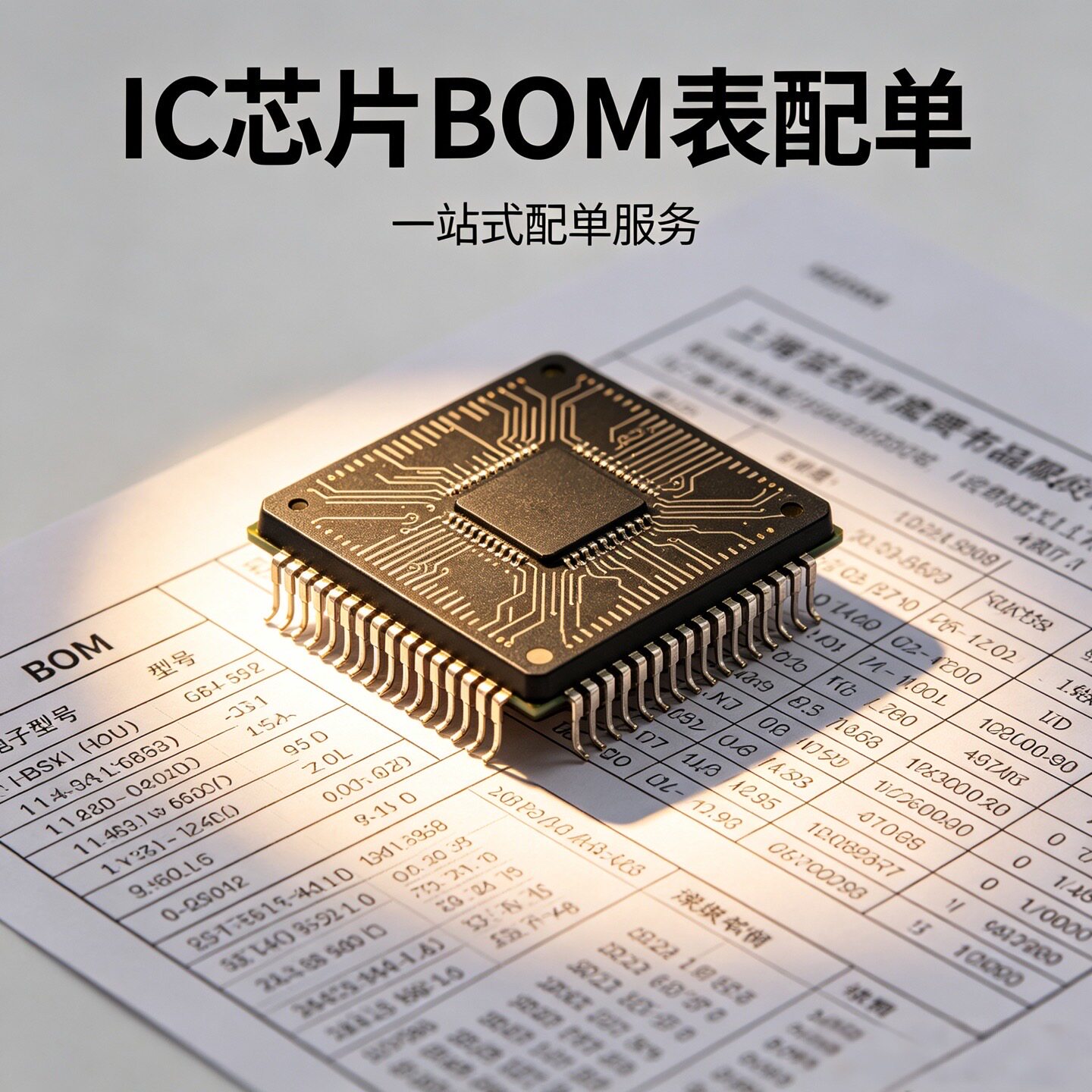 专业电子元器件ic芯片配单的LOGO