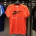 Binguo tủ giày Reebok Reebok nam lớn LOGO tập thể dục nhanh khô Áo phông ngắn tay FK6178-FK6183 - Áo phông thể thao