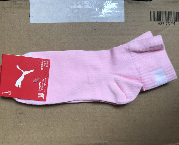 Tủ giày Binguo Hummer Puma nam nữ mùa xuân và mùa thu thể thao cơ bản và giải trí trong phần ống mỏng vớ một đôi - Vớ thể thao tất thể thao adidas