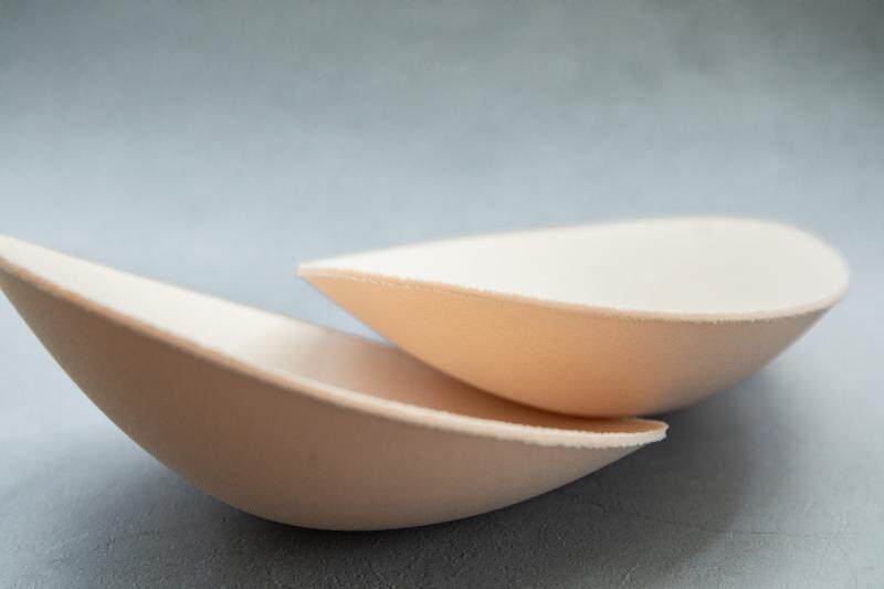 Sponge mat women's sports bra insert underwear replacement mat yoga bra swimsuit breast pad machine washable without deformation