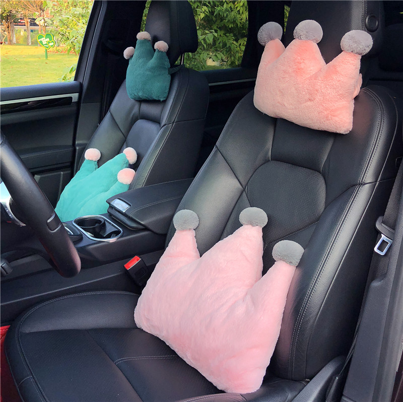 Car pillow waist car seat neck pillow cartoon cute car sleeping artifact car pillow pair