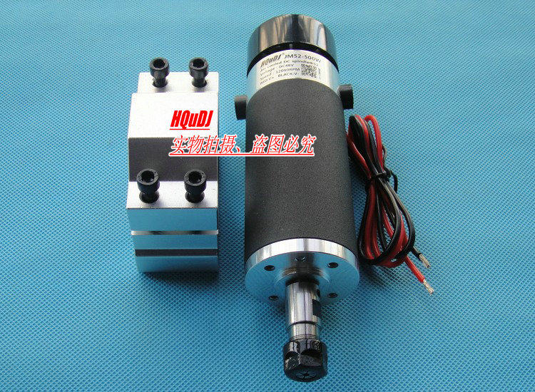 External carbon brush ER11 48V 500W with brushed high speed air-cooled spindle motor fit engraving machine PCB spindle
