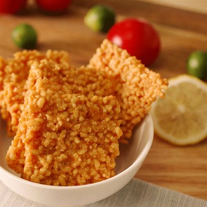 水军锅巴蟹香蛋黄糯米锅巴138g*4袋