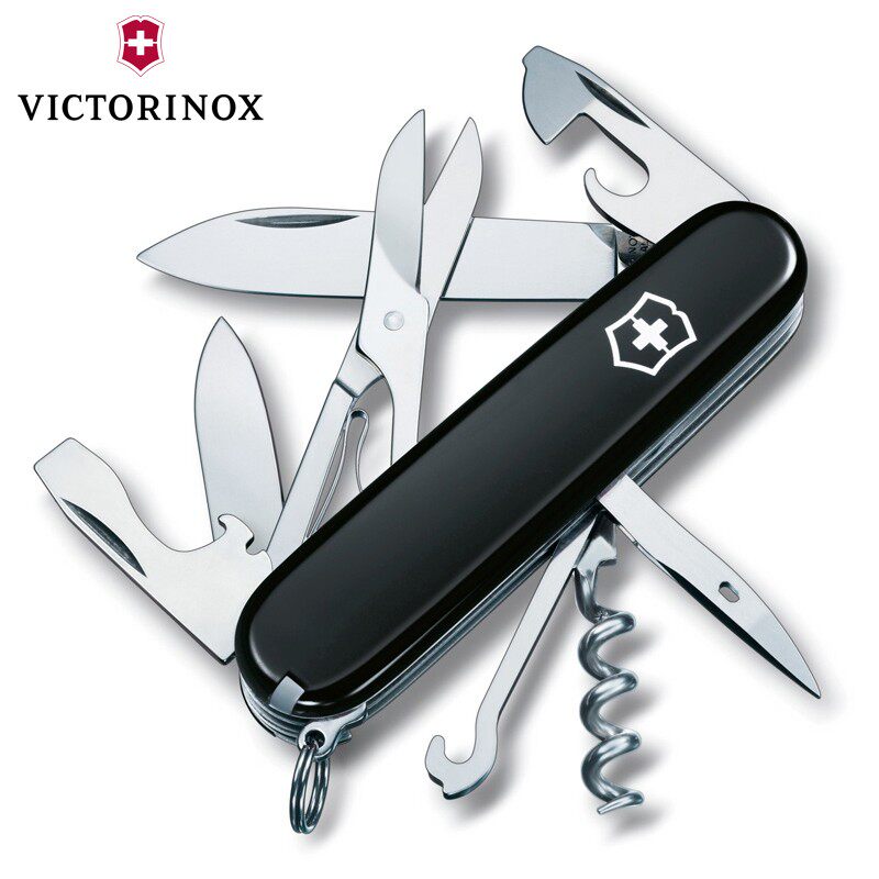 Original fitted Vitets Swiss Army Knife 91MM Climber 1 3703 3 Outdoor Multifunction Knife Classic Cash