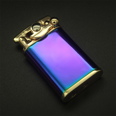 Leader kerosene lighter Different ways of lighting Easy lighting Dragon pattern personality flint machine