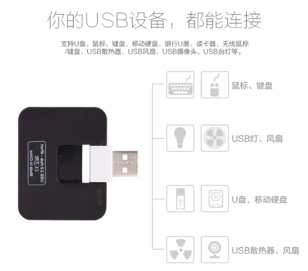 usb splitter Andrews điện thoại tablet chuyển OTG đầu tốc độ cao đa giao diện 2.0hub mở rộng trung tâm - USB Aaccessories