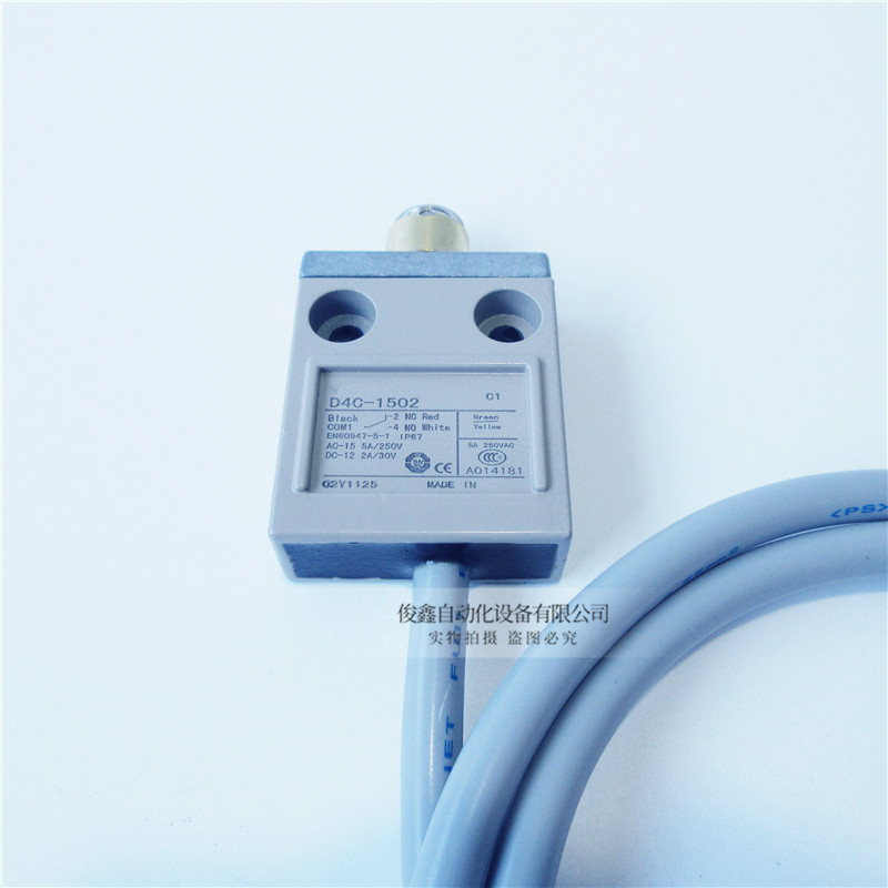 Travel switch D4C-1502 roller plunger limit switch with one meter line