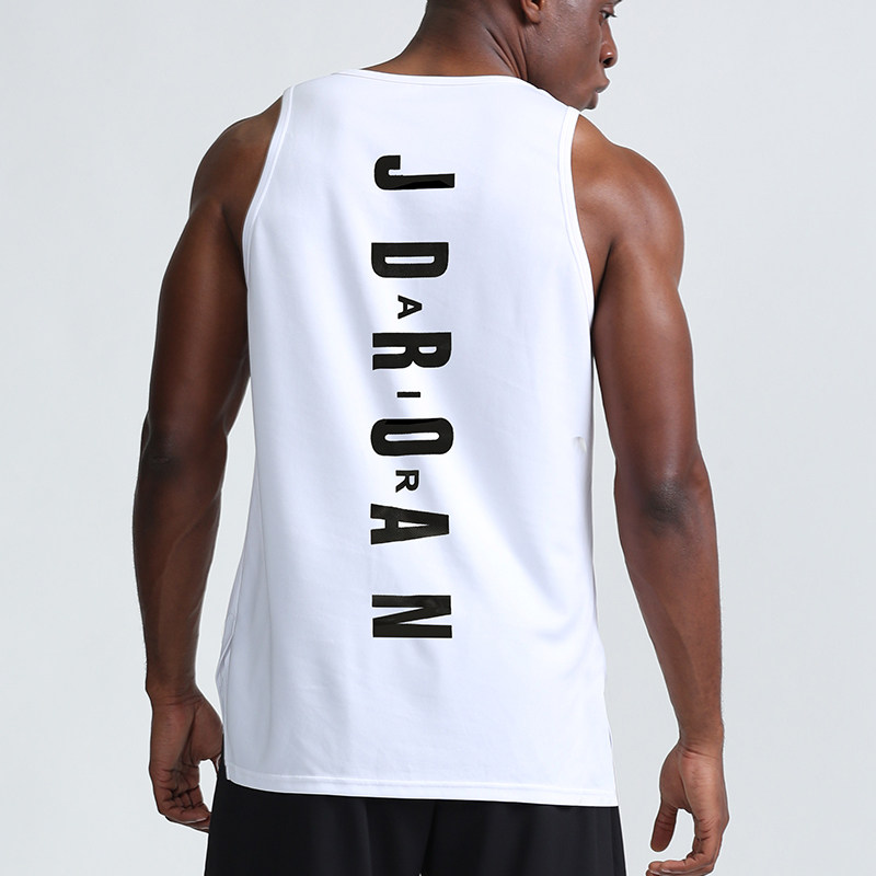 Sports vest basketball vest men's quick-drying high-elastic tights fitness clothes track and field training running T-shirt sleeveless