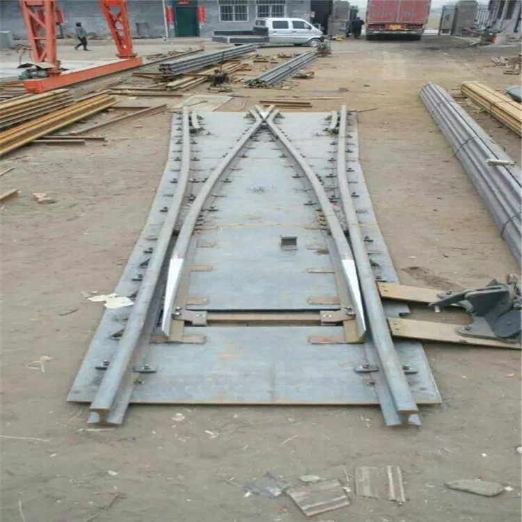 Professional Production Railroad Mine Duplex Turnkey Turnout Single Open Turnout Symmetrical Turnoff Track Special Turnoff