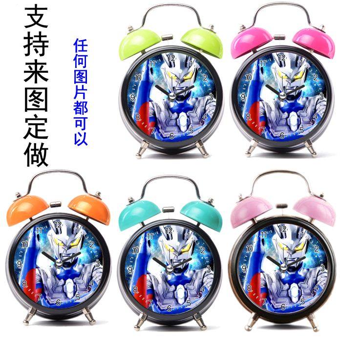 闹钟勇士生日银河六玩具3寸迪迦定做赛迦铠甲儿童高斯奥特曼赛罗