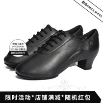 Adsdance Promotion Grade Professional Lady Teacher Shoes Import Dance Shoes Soft Bull Pitt Price Latin Morden Dance