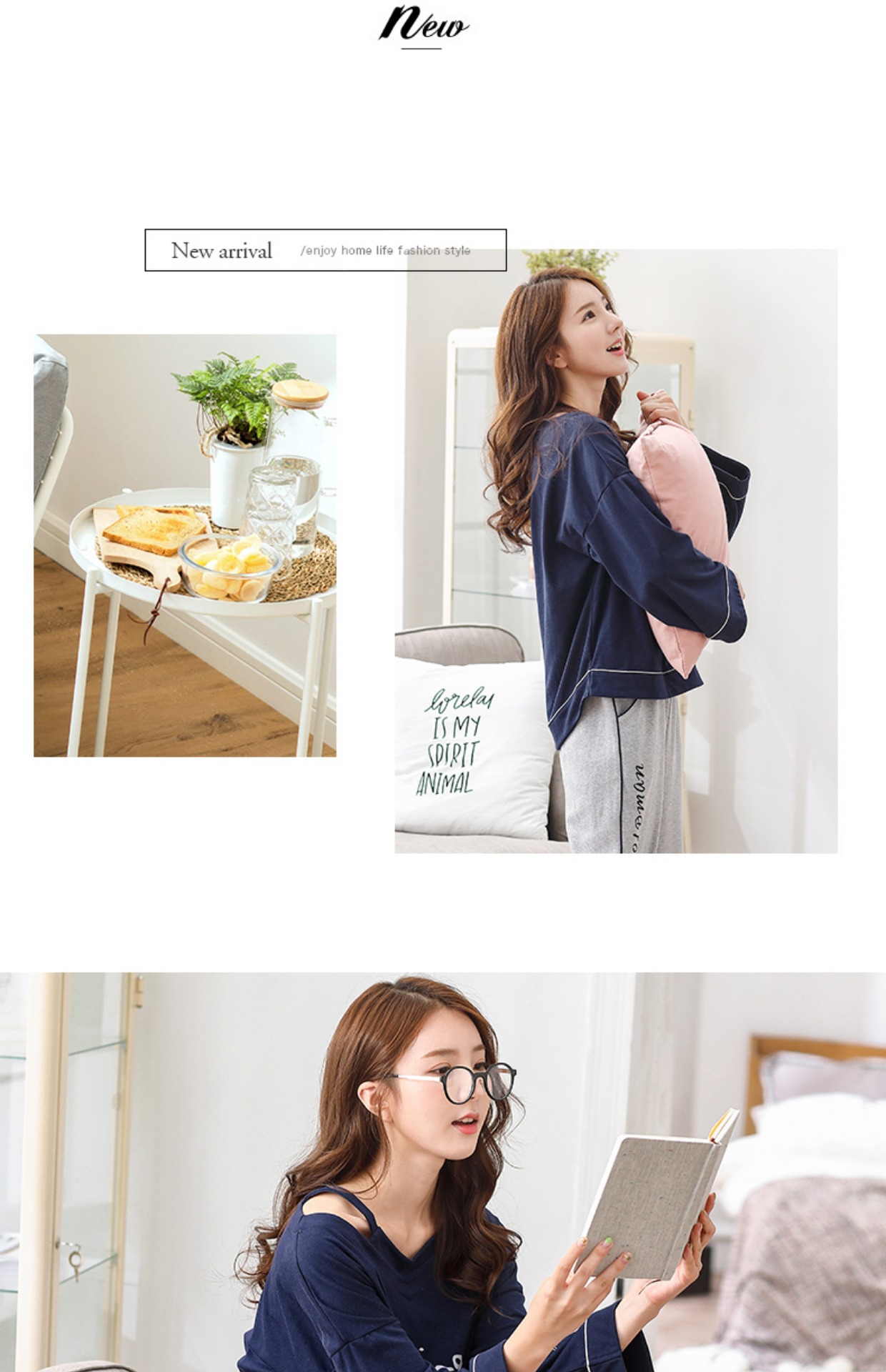 Bộ đồ ngủ của Nam Cực dành cho nữ mùa thu cotton dài tay phù hợp với mùa thu và mùa đông Phiên bản Hàn Quốc của dịch vụ cotton lỏng có thể được mặc bộ khủng long