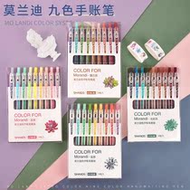 Retro classic Morandi color Handbook color gel pen water pen salt Department Nordic simple student writing pen