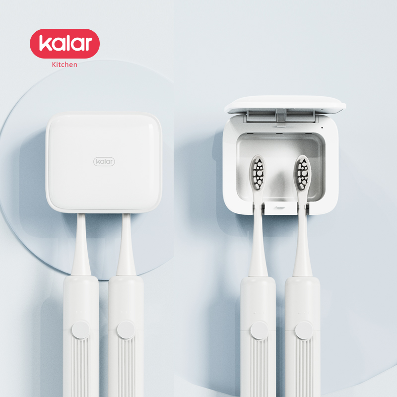 kalar Intelligent Toothbrush Disinfector UV sterilization Portable Electric Toothbrush frame container box charging type
