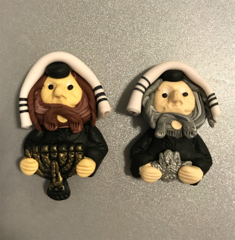 Travel memorial fridge with Czech Jewish pure handmade fridge sticker-Taobao