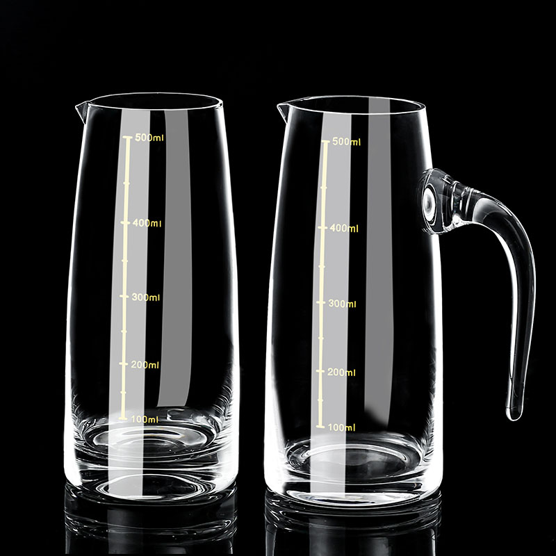 Liquor wine dispenser wine glass set wine pot restaurant scale public wine small cold kettle glass 100ml wine cup