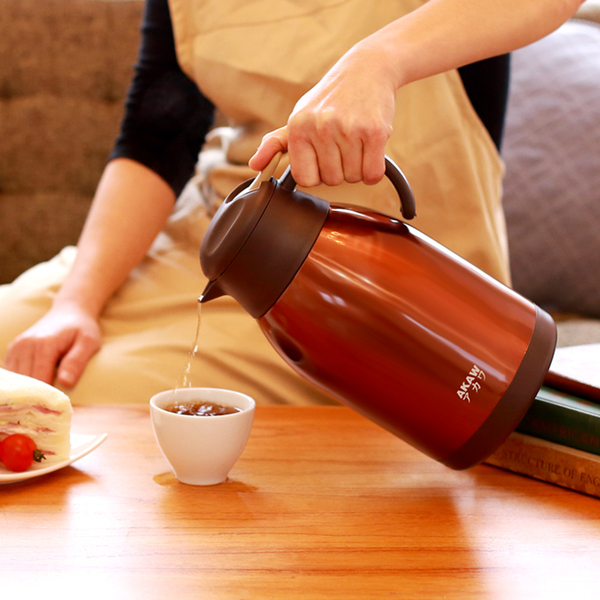 日本 AKAW 不锈钢保温水壶 暖水壶 保温瓶 优惠券折后￥49包邮（￥149-100）