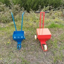 Runway track and field lime construction site powder white gray wire drawing machine push sports scribe line drawing car drawing machine cart drawing machine cart