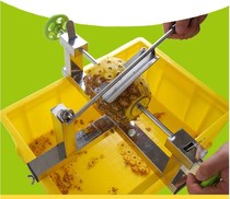 Pineapple machine cutting fast stainless steel Polo pineapple peeler peeling machine cutting fruit cutting