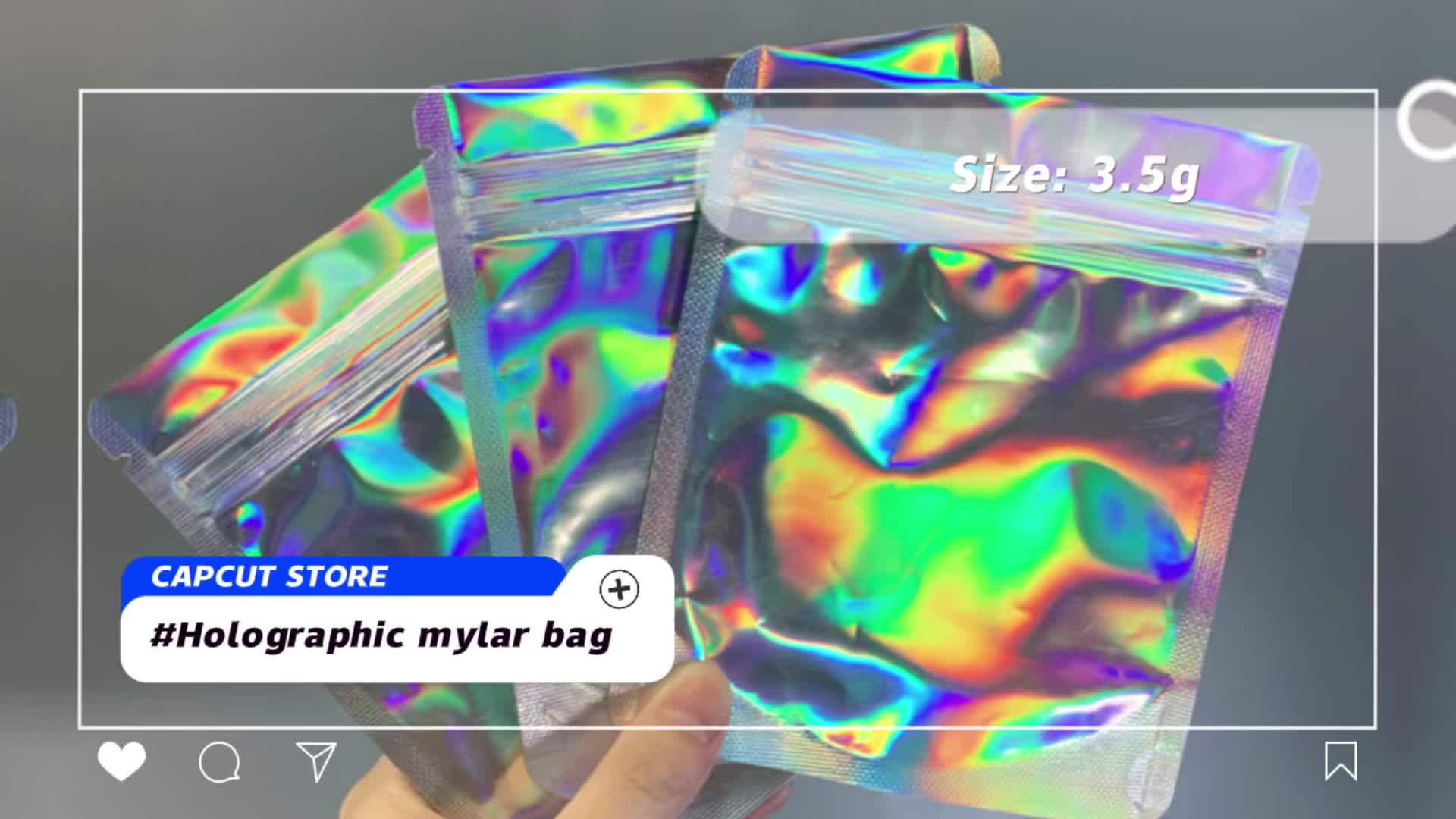 Round Shaped Bags Plastic Packaging Die Cut With Zipper Aluminum Foil