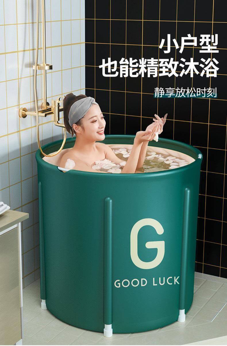 Bath Tub Adult Automatic Heating Systolic bathtub Folding Adult Large bubble bath tub Home Bath Tub Tub