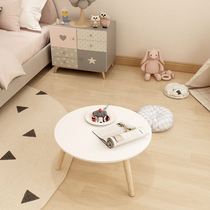 Net red window small table bedroom sitting on the ground ins coffee table small size makeup table low table French small round table bed