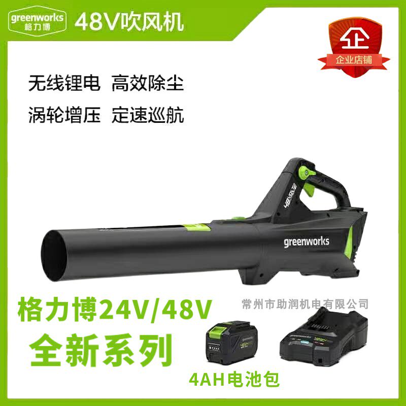 Greebo greenworks 24V 48V dual pressure wireless outdoor hair dryer rechargeable dust removal lithium battery fan