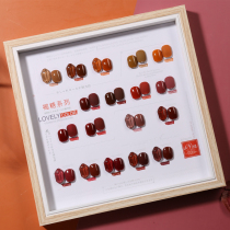 2021 new nail polish glue autumn and winter color nail shop Christmas green maple red red caramel brown bean paste