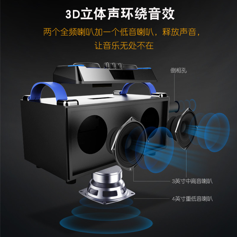 Купить Мультимедийная акустика Золото настольных ПК аудио домашнего ...