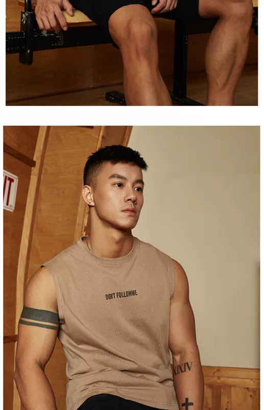 TOMATOPAPA gốc Harajuku phong cách đường phố vest mùa hè mới thư bông áo vest nam thủy triều - Áo vest cotton các kiểu áo ghi lê nam