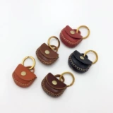 Креативное маленькое кольцо ручной работы, монеты, ключница, брелок, кожаные ключи от машины