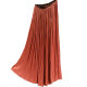 Texia's new products are recommended for self-retention. Smooth and pendant pleated skirt silk satin pleated skirt pkh