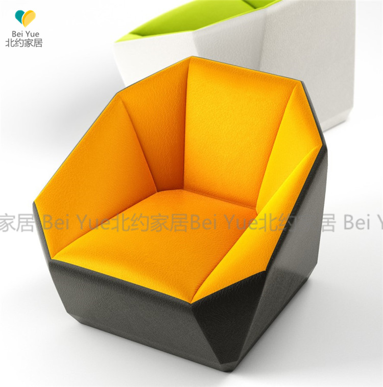 NATO Đan Mạch thiết kế đa giác sofa hiện đại cá tính mẫu sofa phòng khách trung tâm mua sắm đồ nội thất kim cương - Đồ nội thất thiết kế sopha gỗ