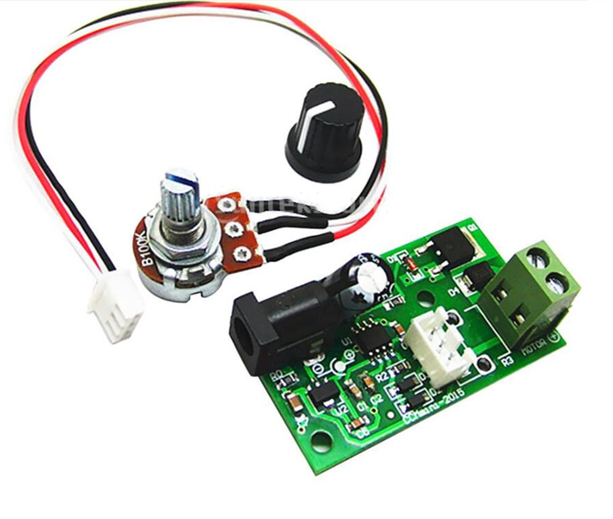 CCMmini 微型PWM直流电机调速器 6V12V24V通用 3A 小型 调速板