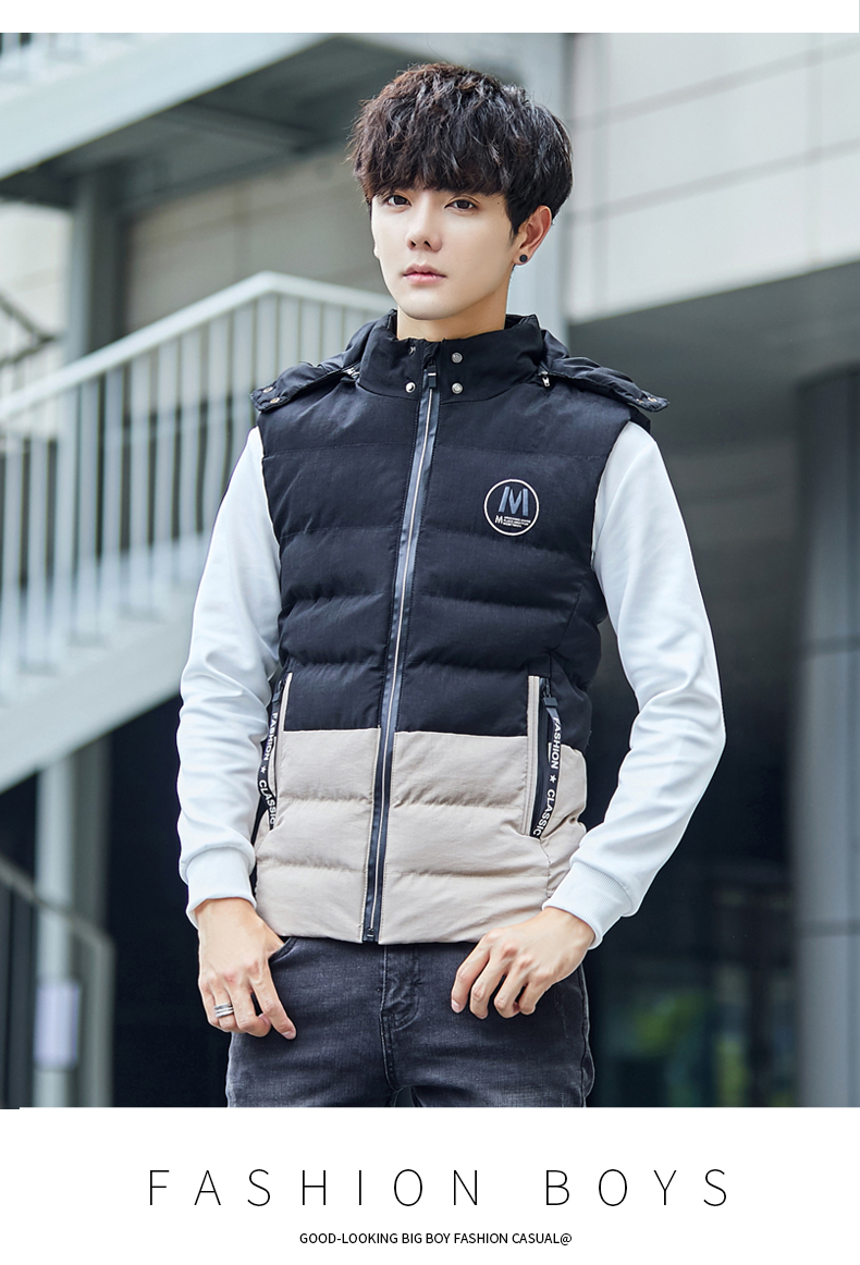 Áo vest nam cotton mùa đông 2018 mới áo chống nắng nam