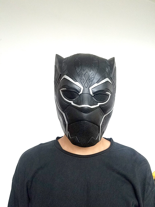 Black Panther Mặt nạ Mũ Đội đầu Siêu anh hùng Mũ Cosplay Mũ bảo hiểm Đảng Phát sóng trực tiếp Internet Người nổi tiếng Hài hước Hài hước