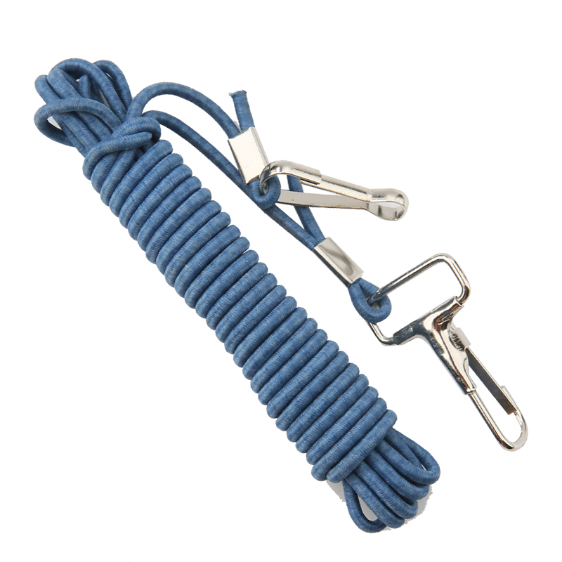 Leather gluten lost hand rope 3 m fishing telescopic lost hand rope big fish anti-rope fishing gear fishing accessories