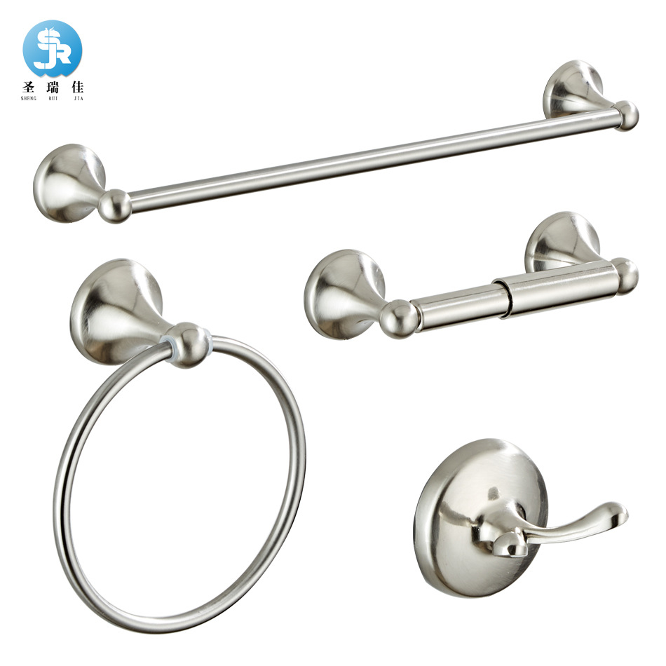 Sacred Rigor Stainless Steel Wool Towel Rack Suit Bathroom Toilet Paper Rack Shelve Pendant Towel Ring Towel Rod-Taobao