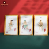 Четырнадцать меридианская открытка традиционная китайская медицина традиционная культура открытка