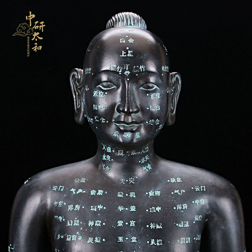 Антикварное медное иглоукалывание, физиологичная медная фигурка, подарок на день рождения