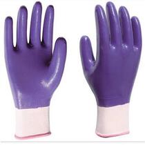 Starlet N599 Dingsunny Full Soak Rubber Gloves Labor abrasion resistant work waterproof and oil-proof full hanging glue machinery Site Protection