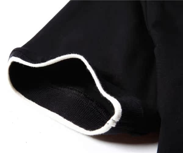 Mùa hè nam mới thả lỏng sâu cổ chữ V ngắn tay cotton t cộng với phân bón để tăng thêm kích thước lớn chất béo béo mỡ thủy triều áo thun nam uniqlo